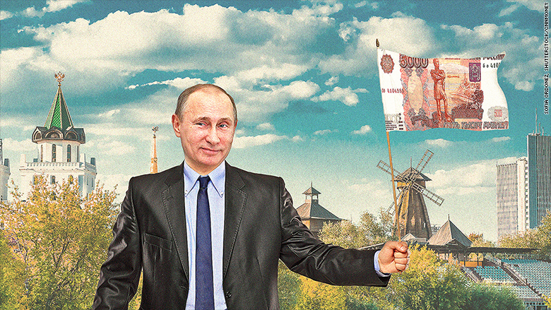 putin ruble rally