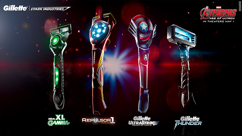 gillette avengers