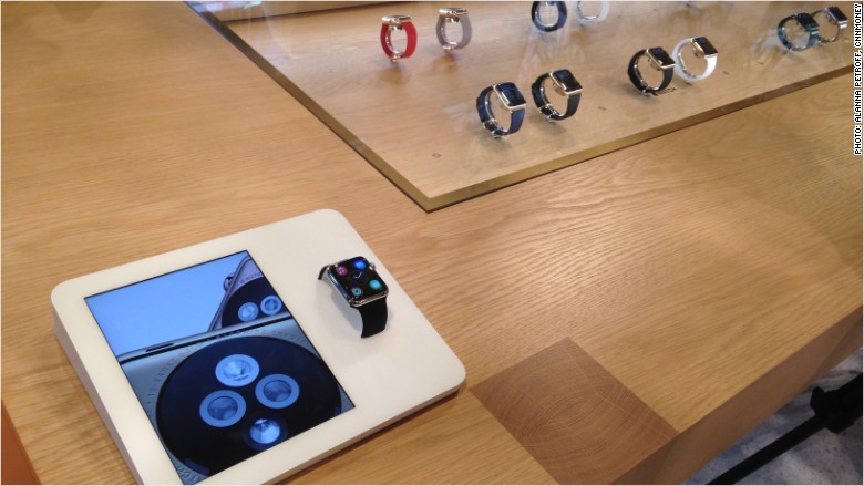 apple watch store display selfridges