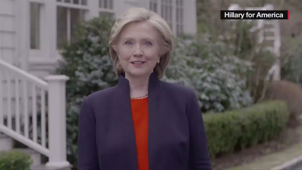 Hillary Clinton announces 2016 presidential run