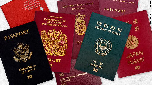 Top Ten world's most powerful passports