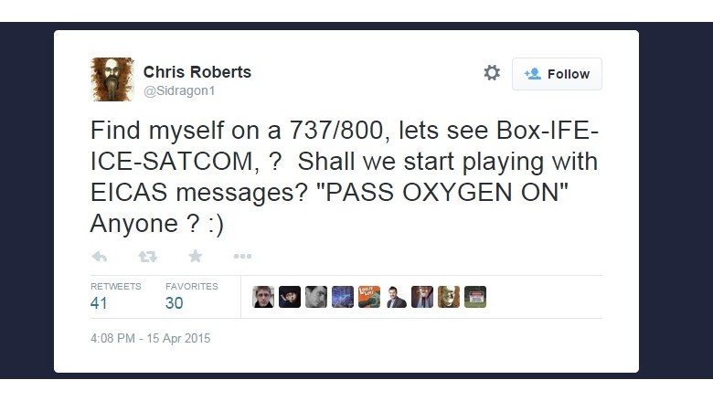 chris roberts tweet