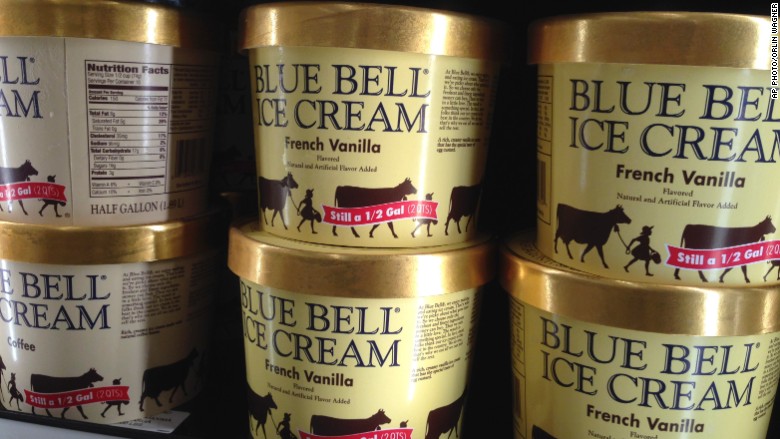 blue bell ice cream recall