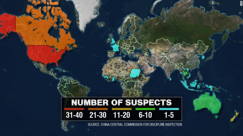 China Releases Most Wanted List Of Economic Fugitives