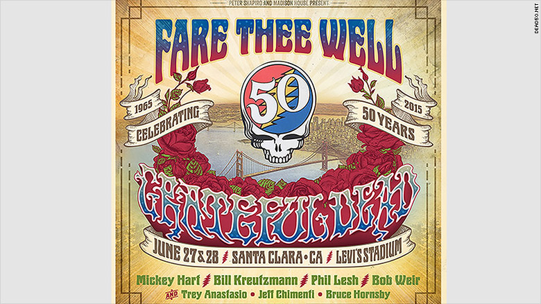 grateful dead farewell 