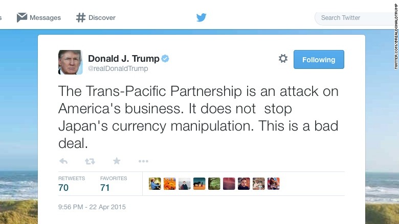 trump trade tweet 