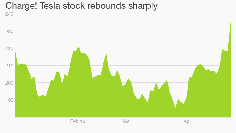 tesla stock