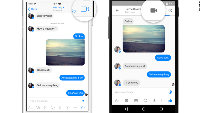 facebook messenger video call