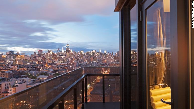 high rise manhattan balcony