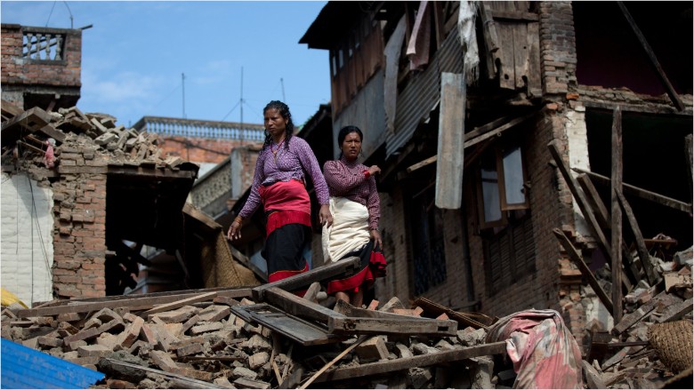nepal earthquake homes damage