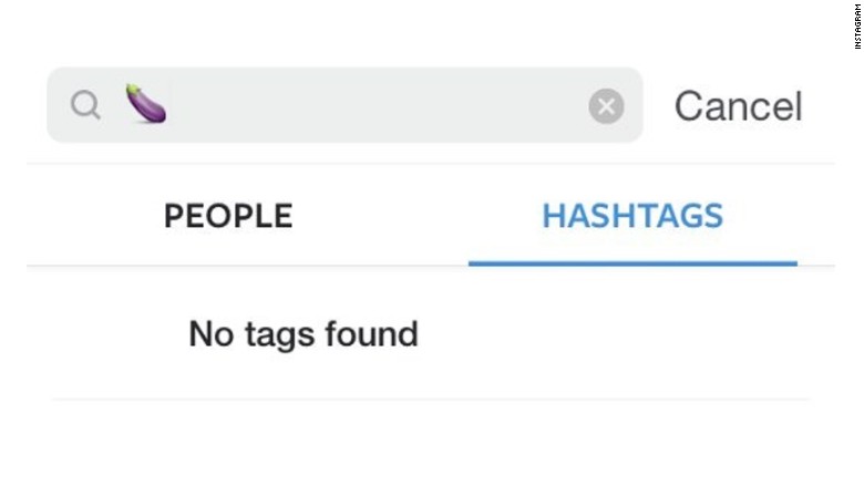 Instagram Blocks Offensive Eggplant Emoji Hashtag