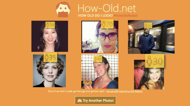 Microsoft it can guess your age