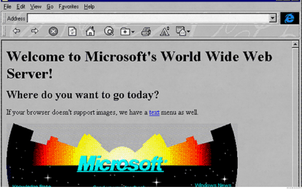 old website microsoft