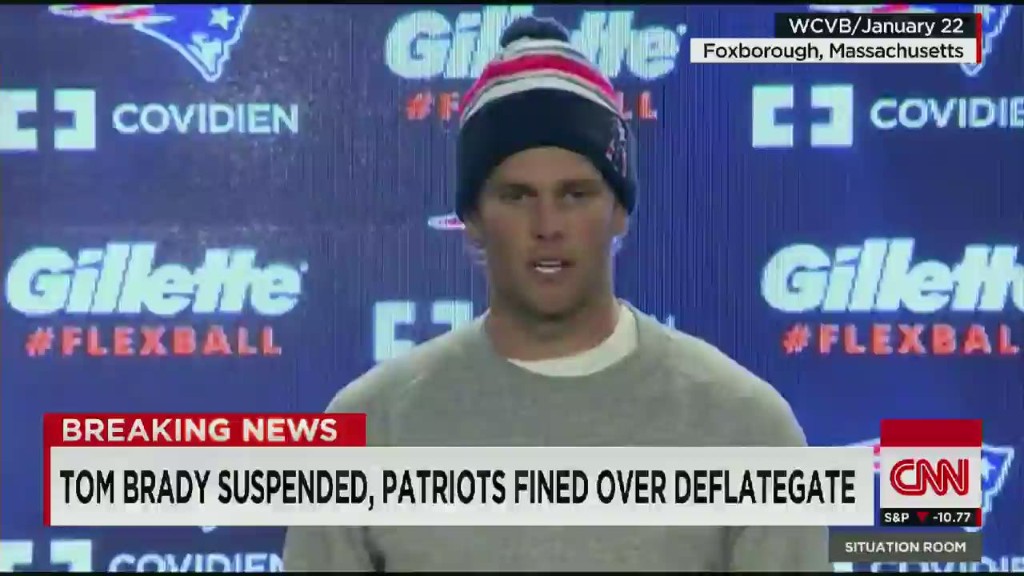 Deflategate: Tom Brady suspended for four games