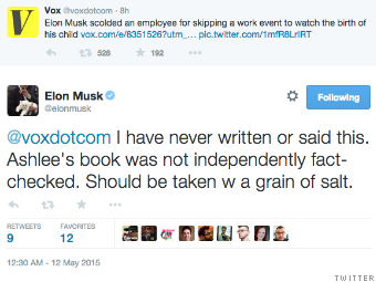 Elon Musk I Did Not Slam Worker For Attending Child S Birth