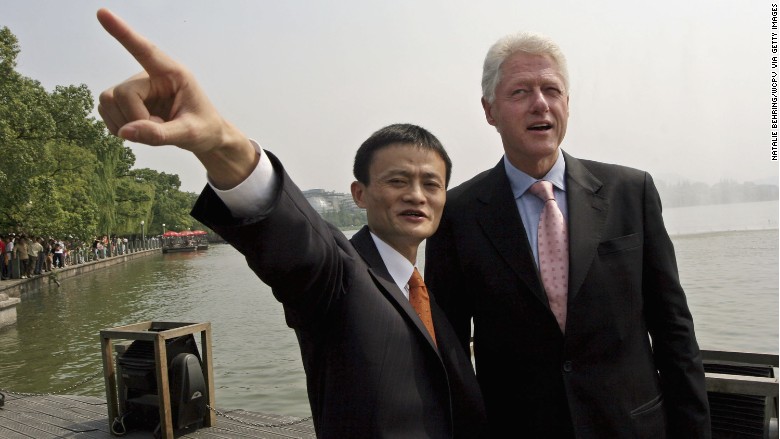 jack ma bill clinton