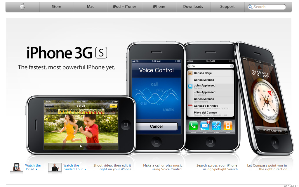 apple.com iphone 3gs 8-14-09