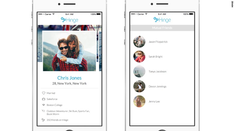 hinge dating app image size