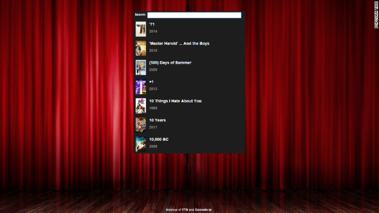 popcorn time not loading movie