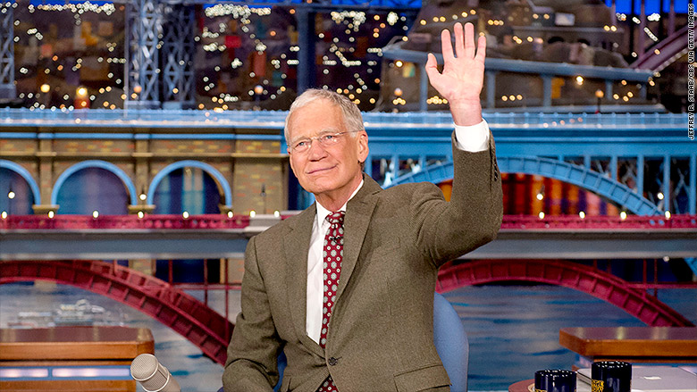 david letterman wave