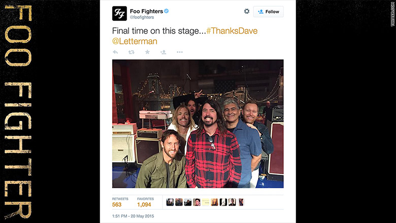 foo fighter tweet