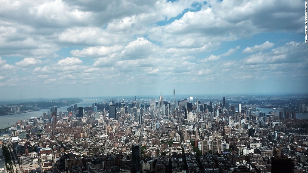 The view from One World Trade Center's observatory