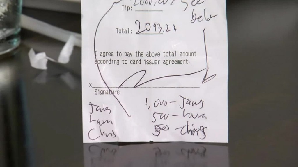 DC restaurant workers receive $2,000 tip