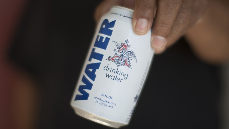 anheuser busch drinking water