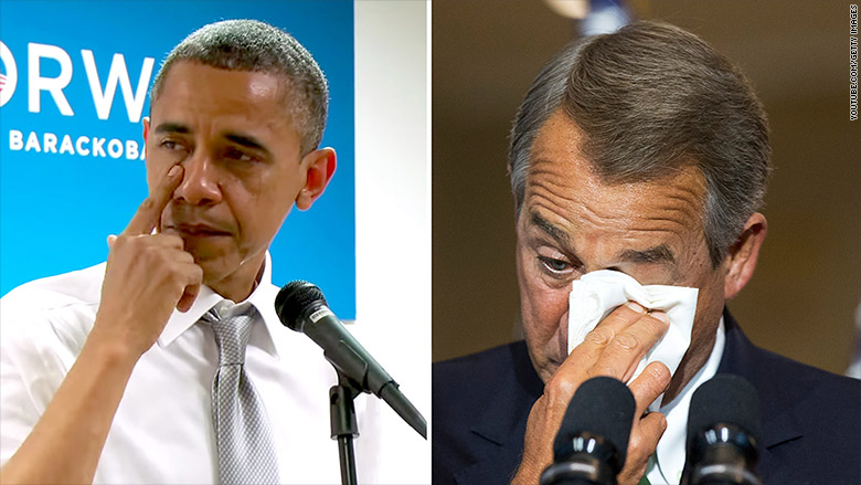 obama boehner crying