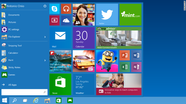 first start menu