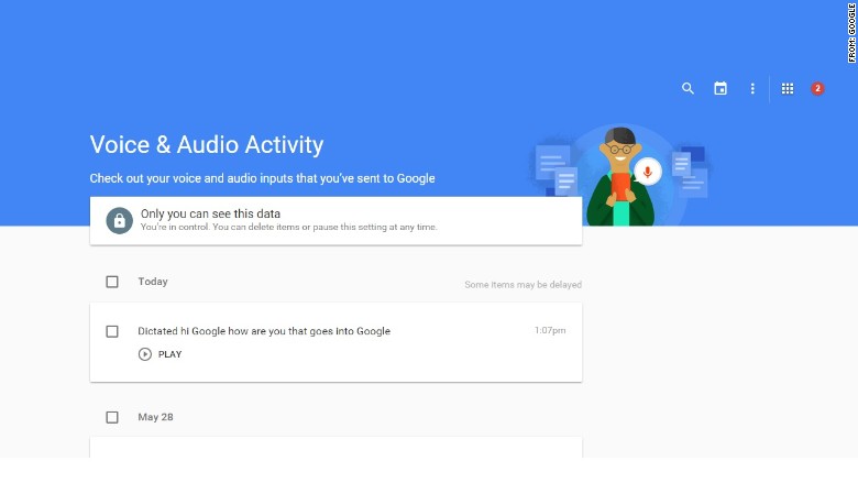 google voice and audio