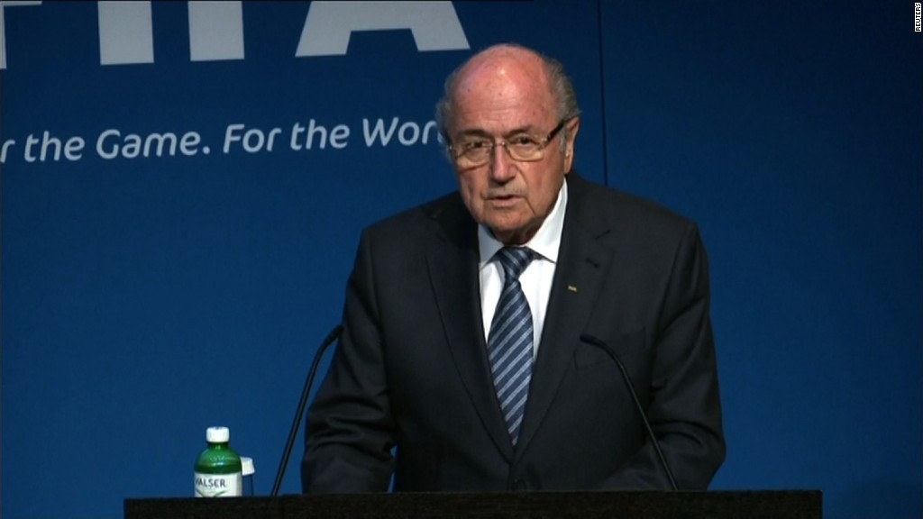 FIFA's Sepp Blatter stepping down