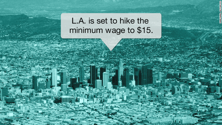 15 Minimum Wage Headed For Los Angeles Next