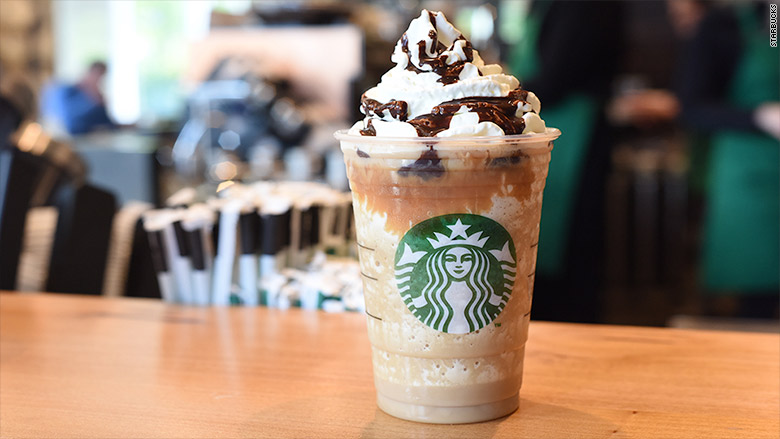 white vanilla bean frappuccino