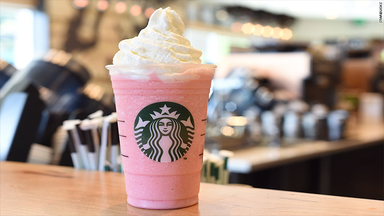 cotton candy frappuccino