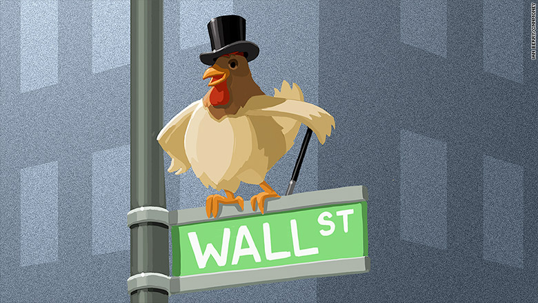 chicken on wall street