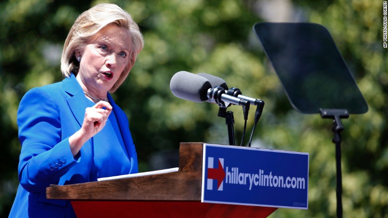 hillary clinton roosevelt island campaign speech