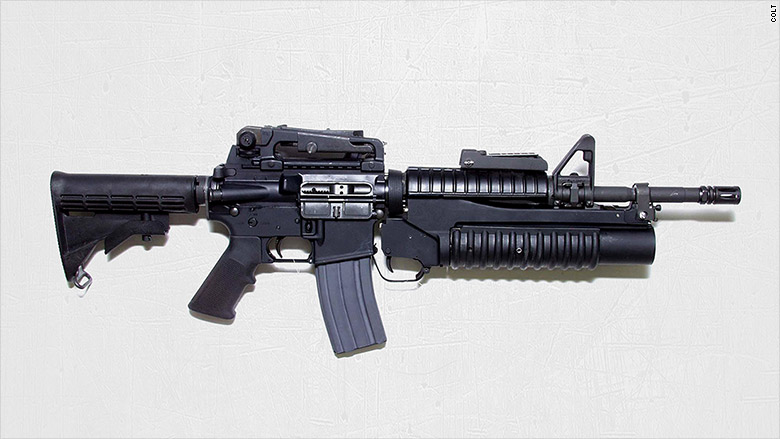 colt m203 grenade launcher