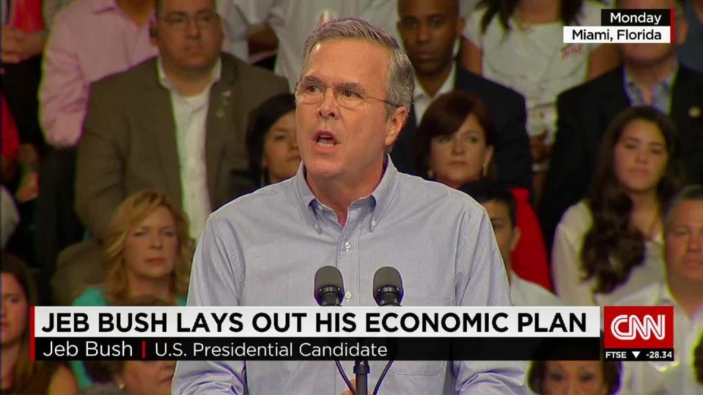 Jeb Bush lays out his economic plan