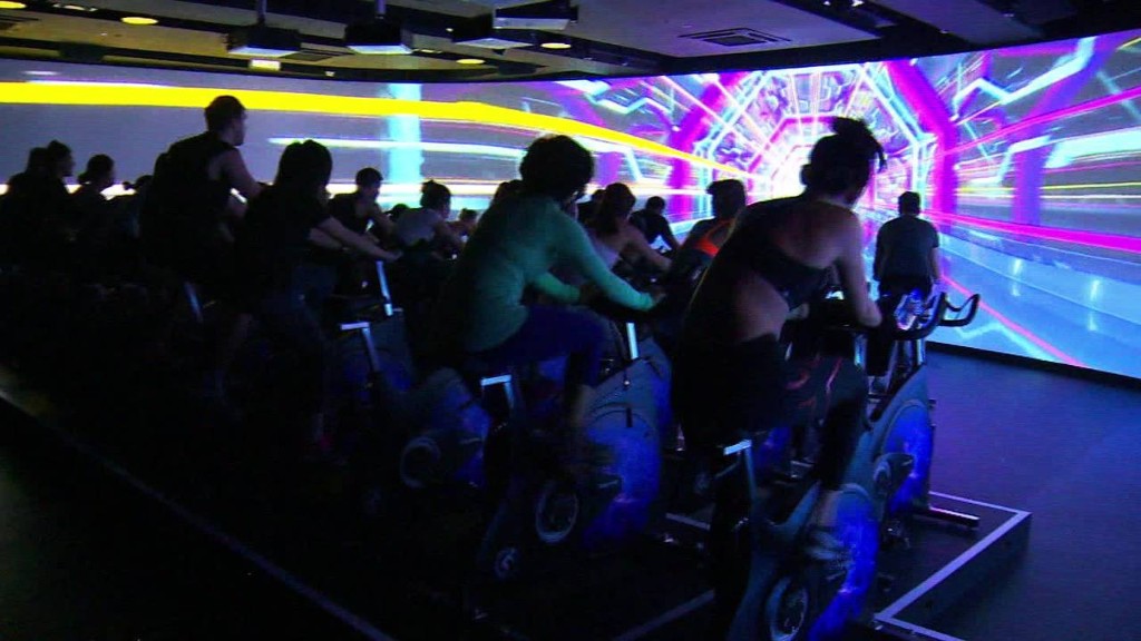 Virtual reality spinning: New fitness craze?