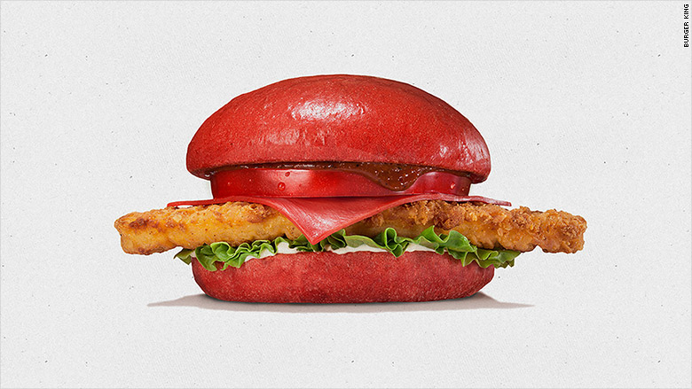 burger king red burger