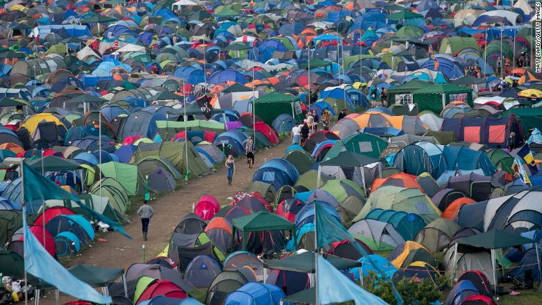 glastonbury festival tents cost