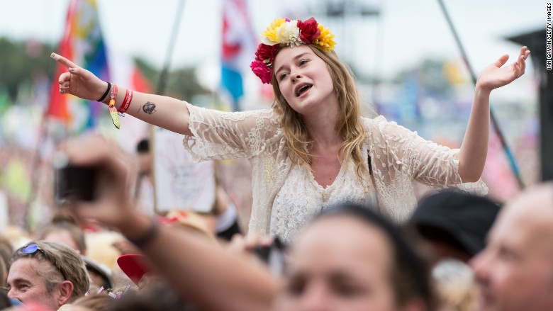 glastonbury festival party concert