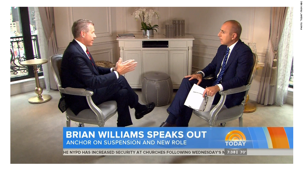 Brian Williams: 'I said things that weren't true'