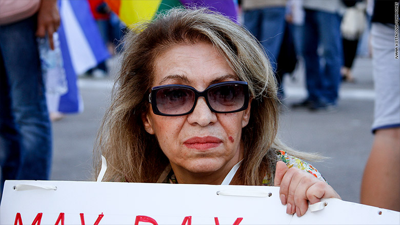 anti austerity protests athens