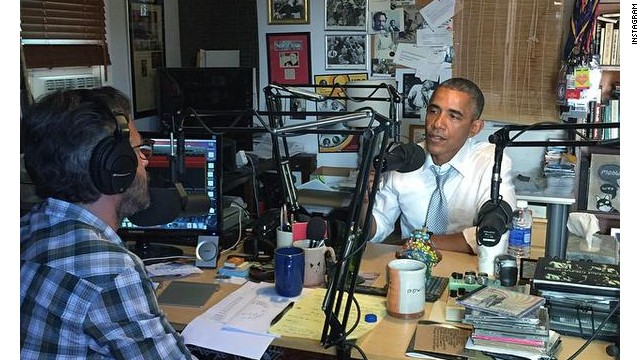 Downloads for Marc Maron's Obama podcast top  million