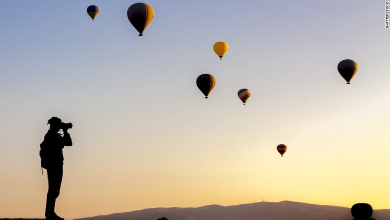 hot air balloons