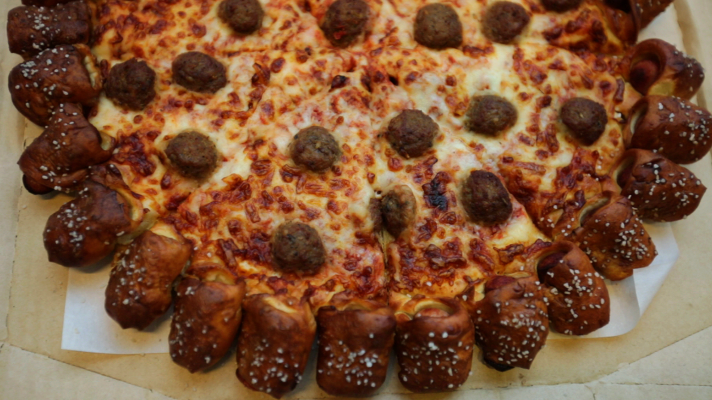 New Yorkers review the Hot Dog Pizza