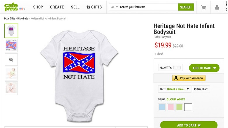 confederate onesie