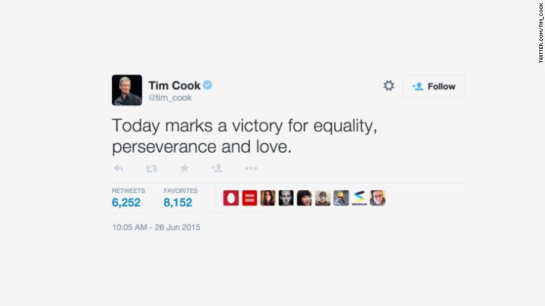 tim cook equal marriage tweet